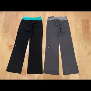 Bundle of 2 pairs lululemon Astro pant inseam 30” - size 8